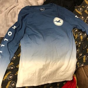 Ombré long sleeve Hollister shirt. Make an offer!